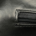 Chanel Boston Bag Quilted Leather Black White — view 8