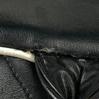Chanel Boston Bag Quilted Leather Black White — view 5