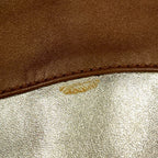 Loewe Nappa Aire Handbag Anagram Leather Gold — view 4