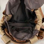Loewe Nappa Aire Handbag Anagram Leather Gold — view 8