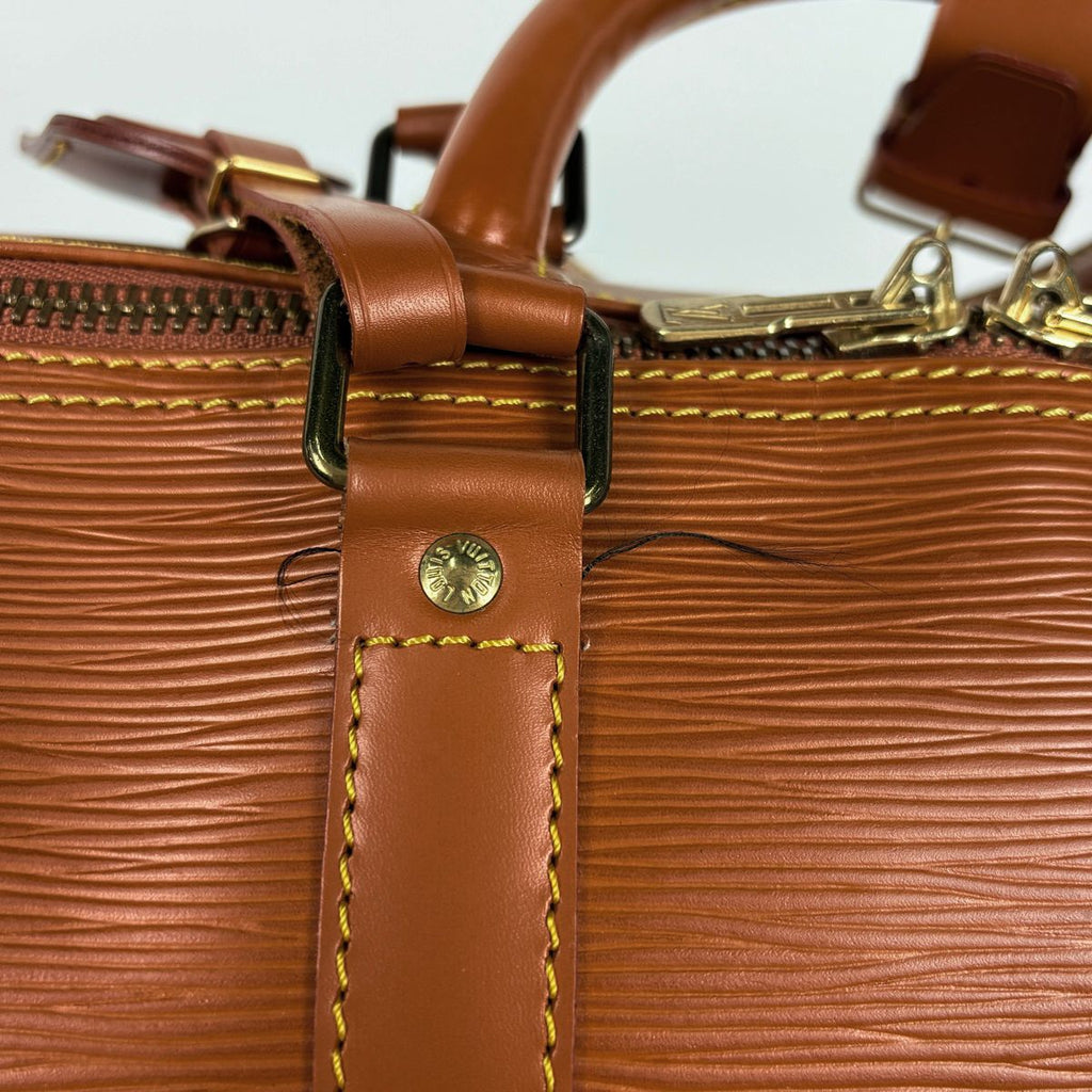 Louis Vuitton Keepall 50 Boston Bag Epi Cipango Gold — view 6