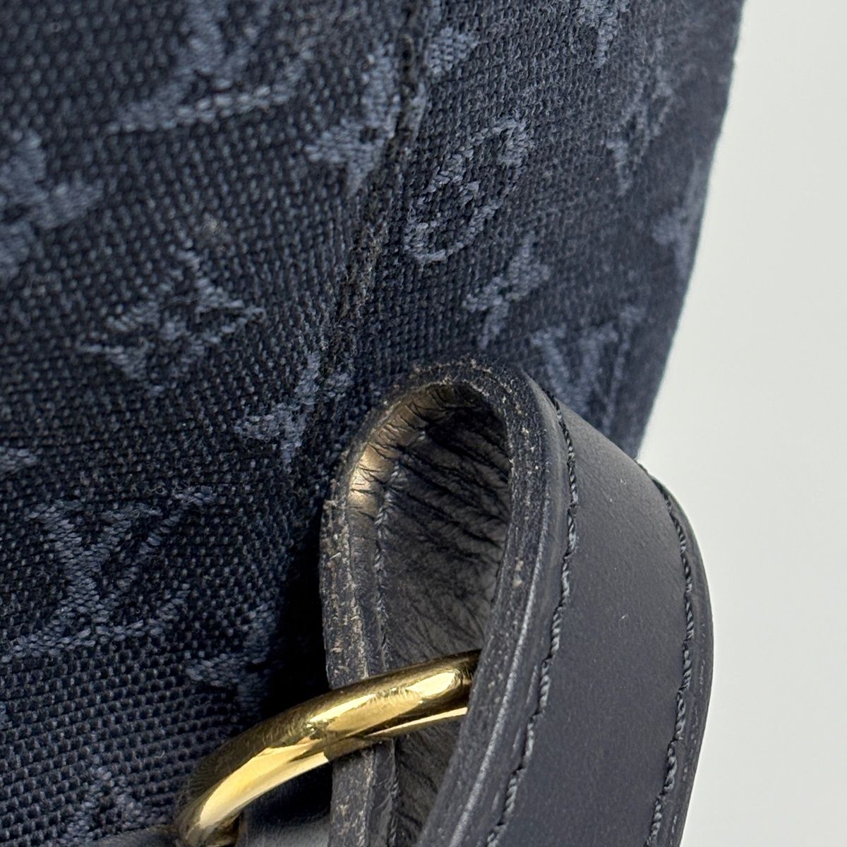 Louis Vuitton Montsouris GM Backpack Monogram Mini Blue — view 7