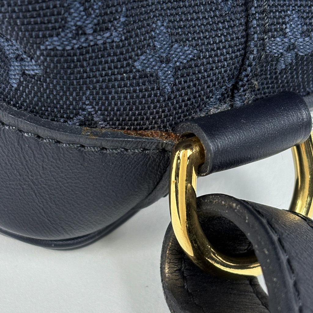 Louis Vuitton Montsouris GM Backpack Monogram Mini Blue — view 5