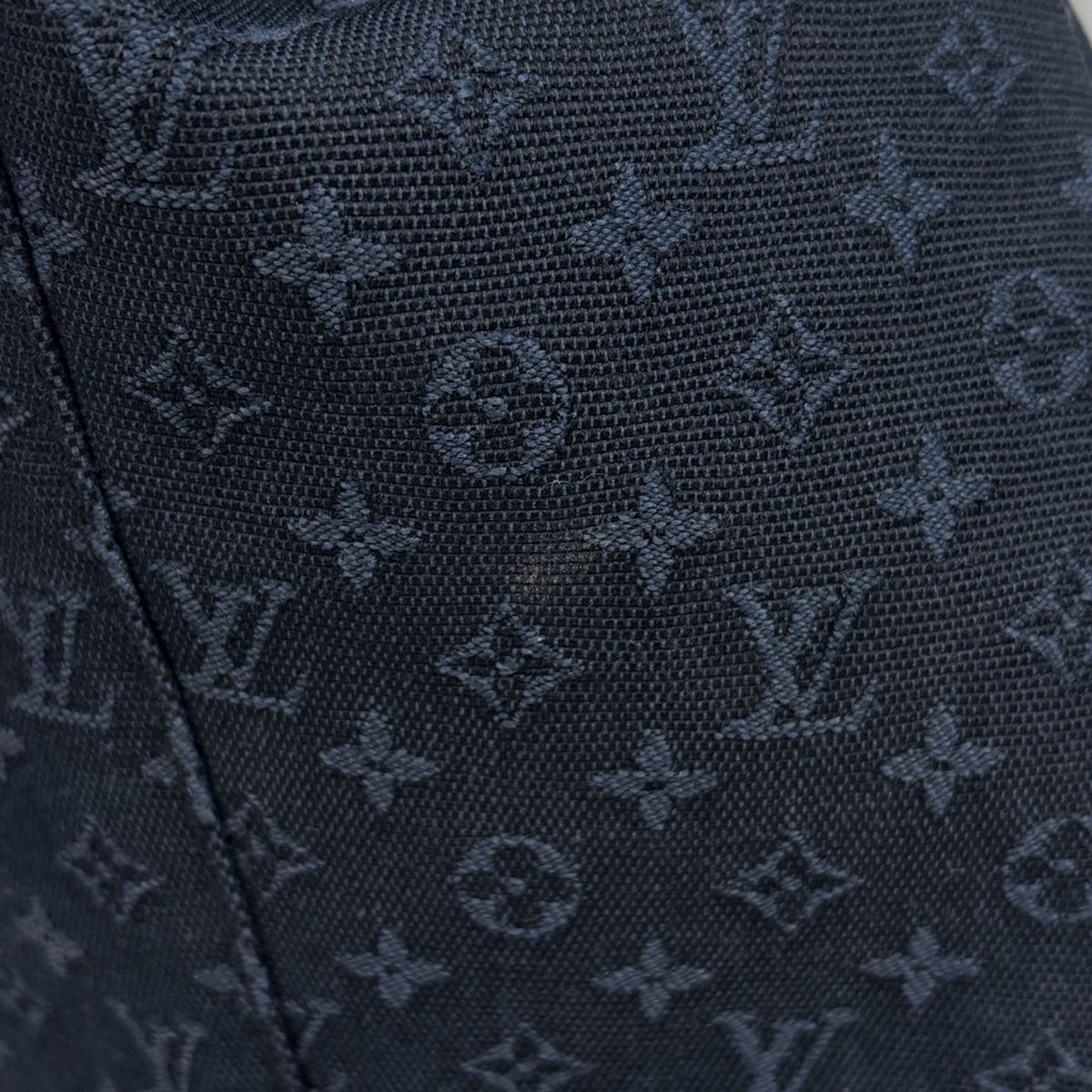 Louis Vuitton Montsouris GM Backpack Monogram Mini Blue — view 6