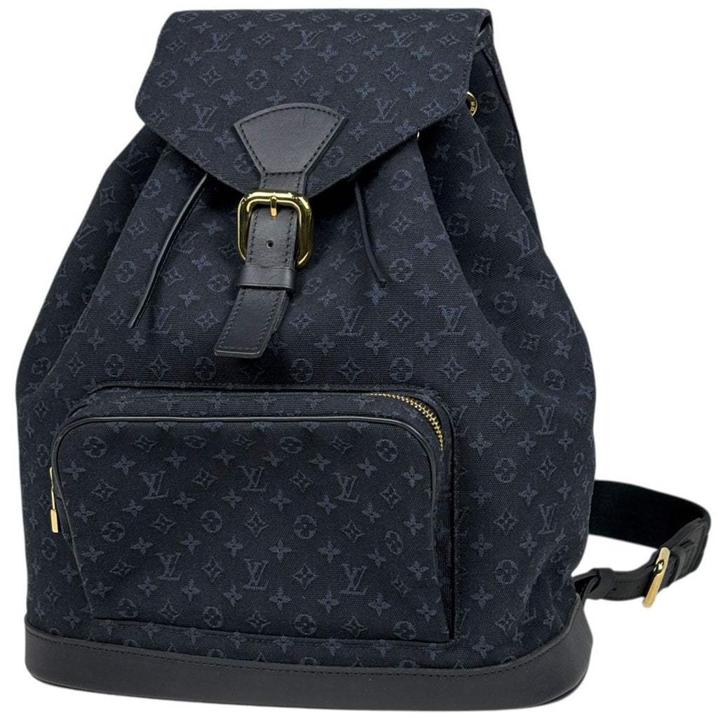 Louis Vuitton Montsouris GM Backpack Monogram Mini Blue