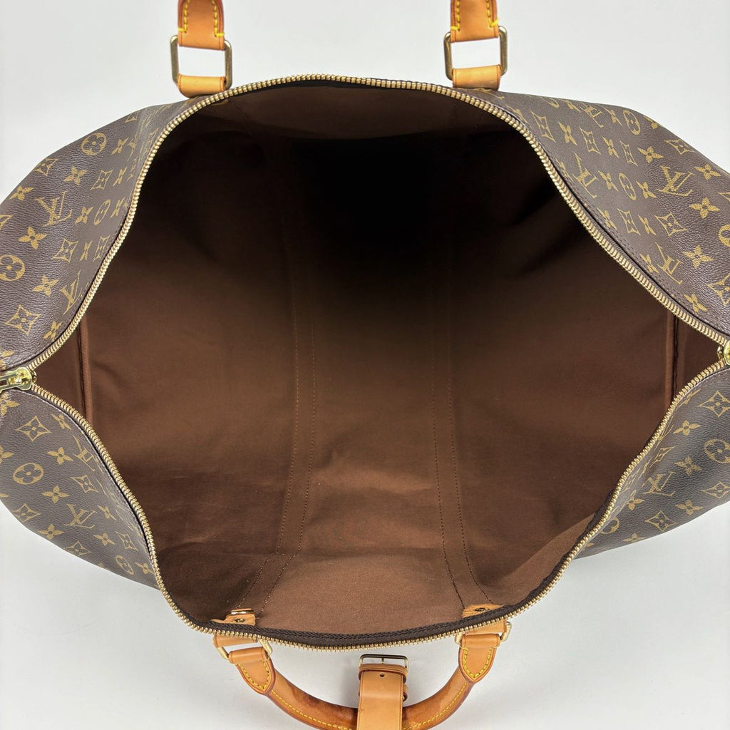 Louis Vuitton Keepall 60 Boston Bag Monogram Brown — view 8