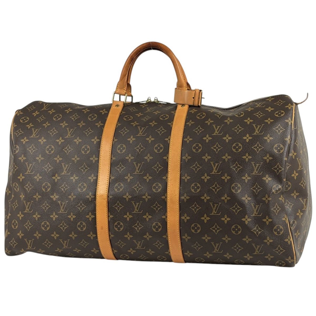 Louis Vuitton Keepall 60 Boston Bag Monogram Brown