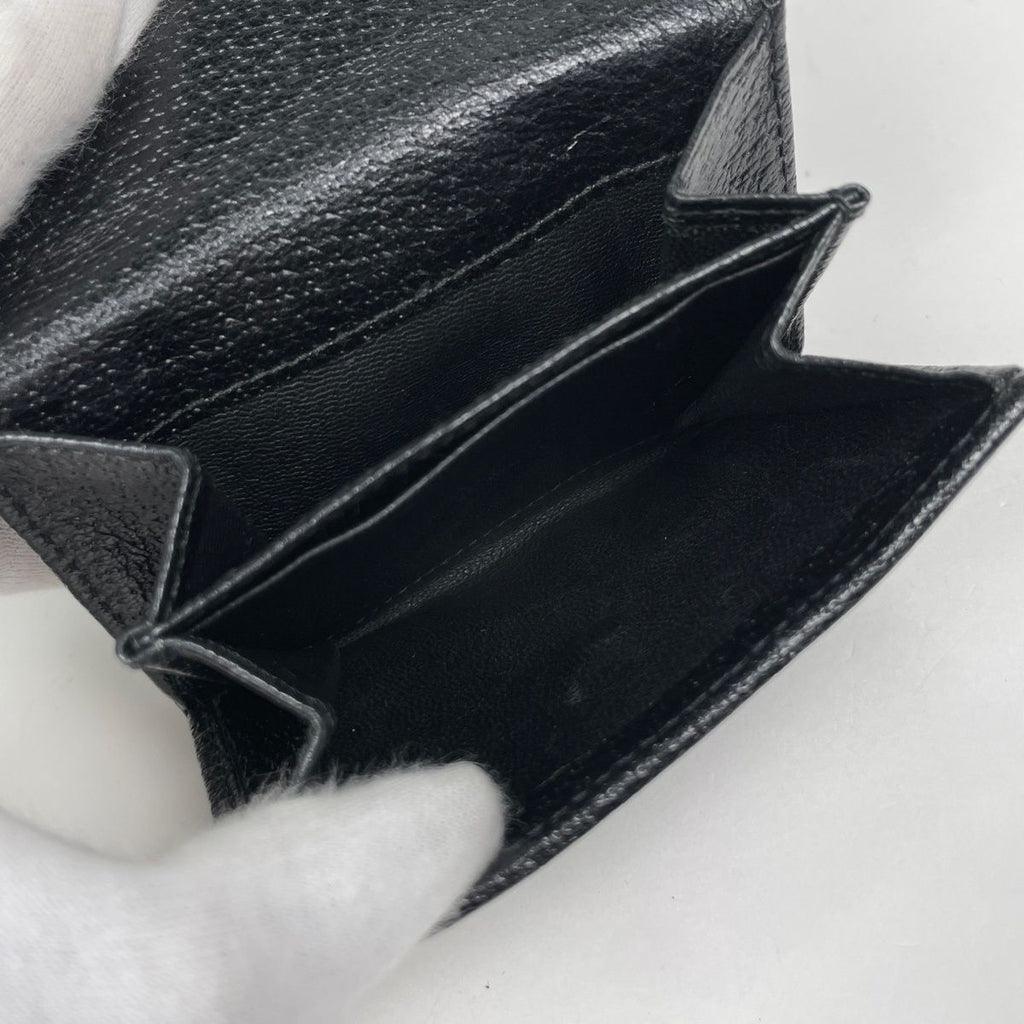 Gucci Bifold Wallet GG Pattern Canvas Black — view 6