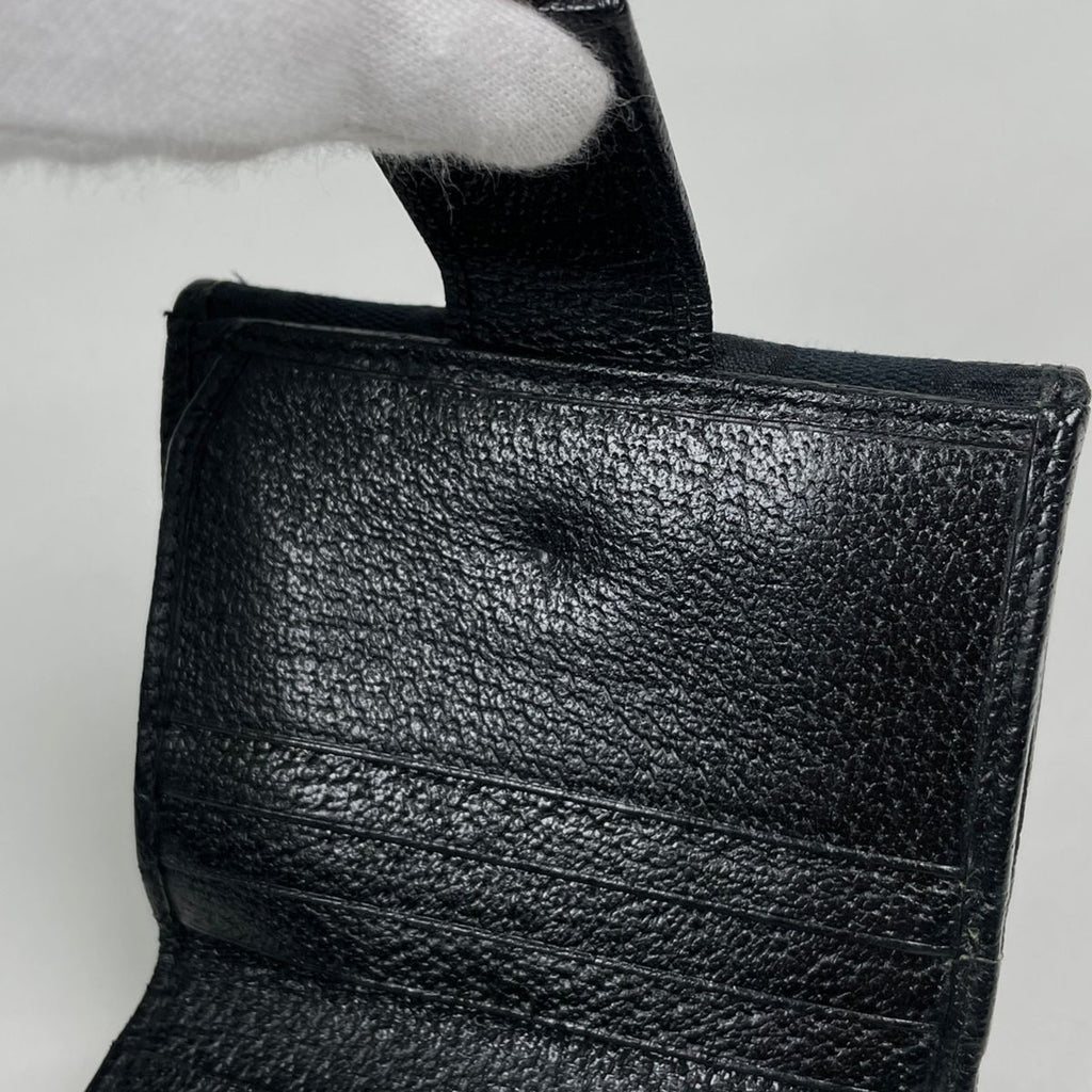 Gucci Bifold Wallet GG Pattern Canvas Black — view 5