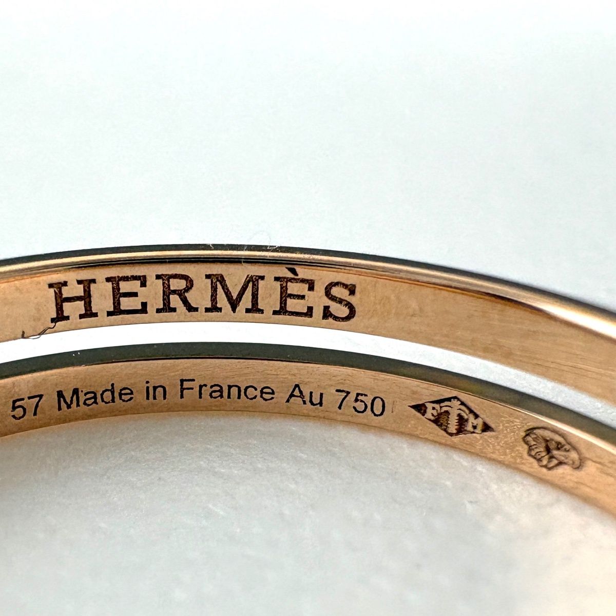 Hermes Arianne Ring PG Pink Gold — view 5