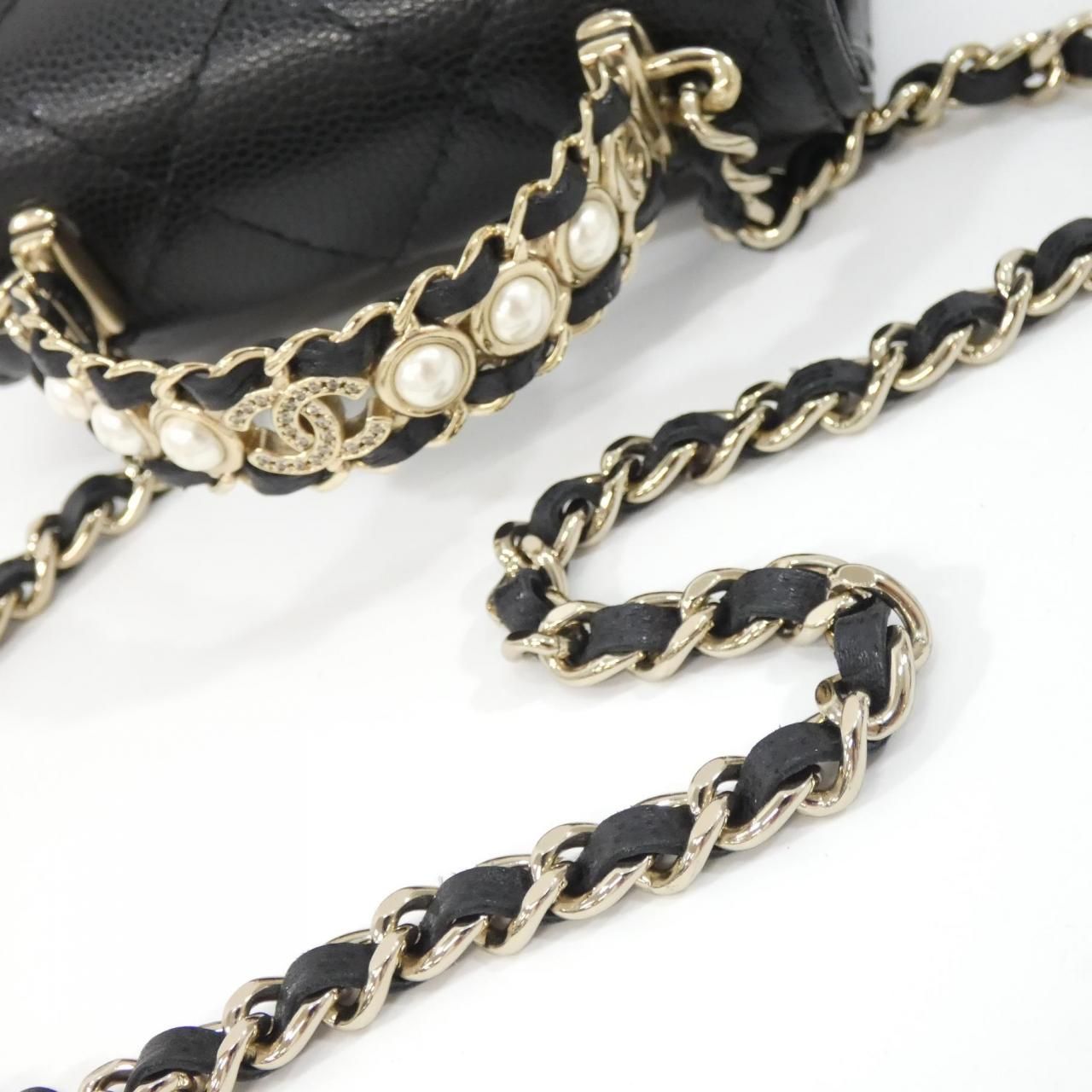 Chanel Chain Clutch Black — view 7