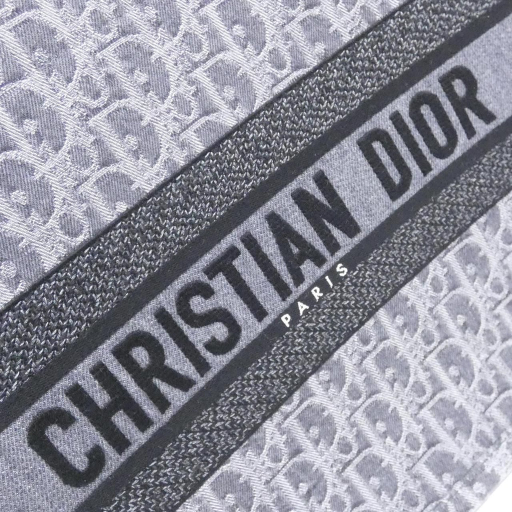 Dior Denim Oblique Book Tote Bag — view 4