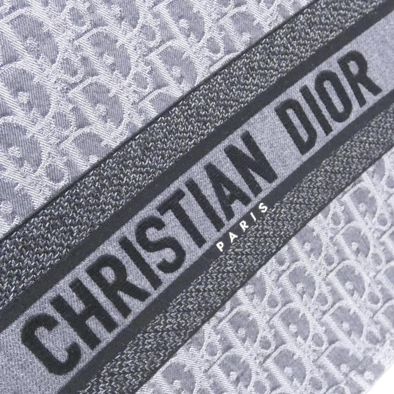 Dior Denim Oblique Book Tote Bag — view 4