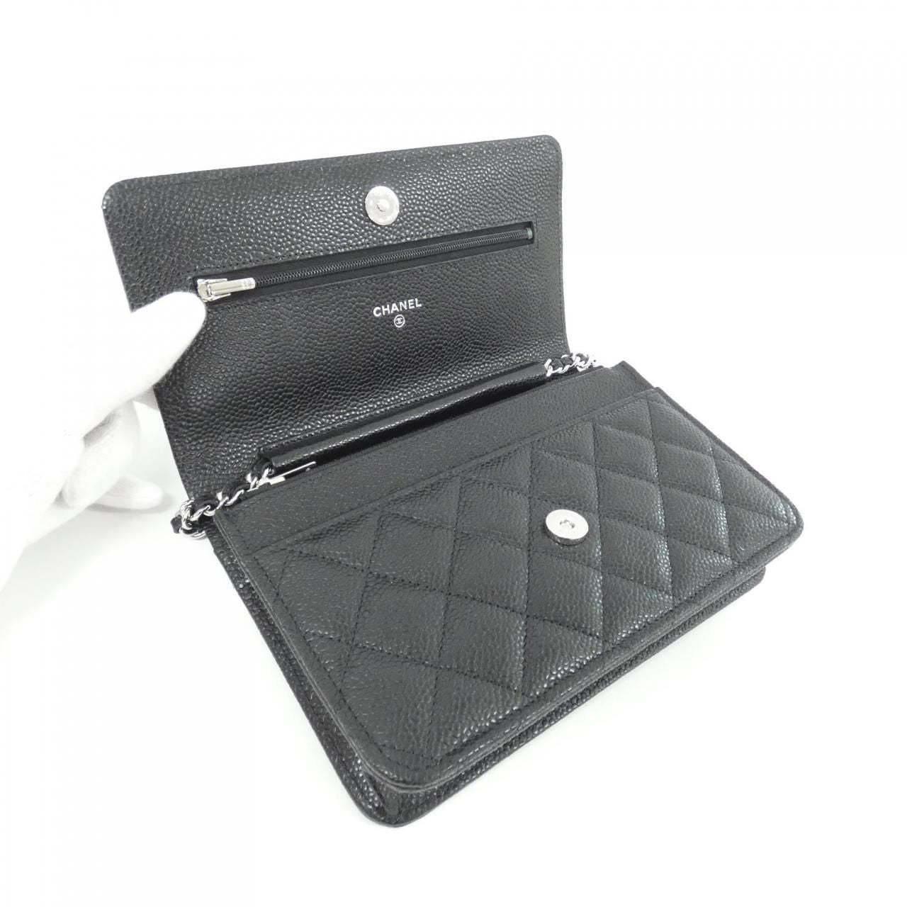 Chanel Timeless Classic Line Chain Wallet Shoulder Bag — view 6