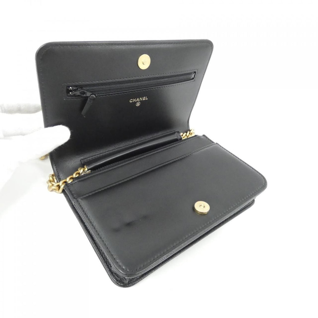 Chanel Boy Line Chain Wallet Shoulder Bag — view 7