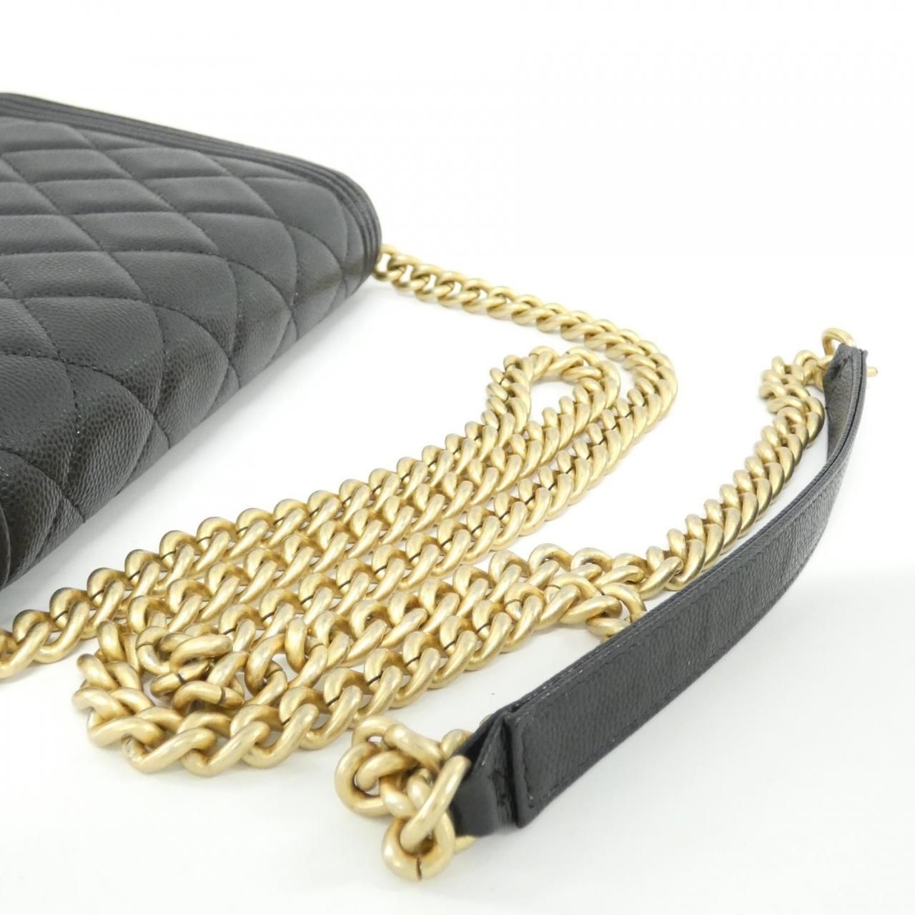 Chanel Boy Line Chain Wallet Shoulder Bag — view 5