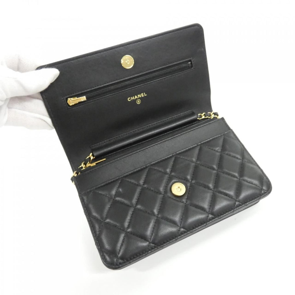 Chanel Timeless Classic Line Chain Wallet Shoulder Bag — view 7