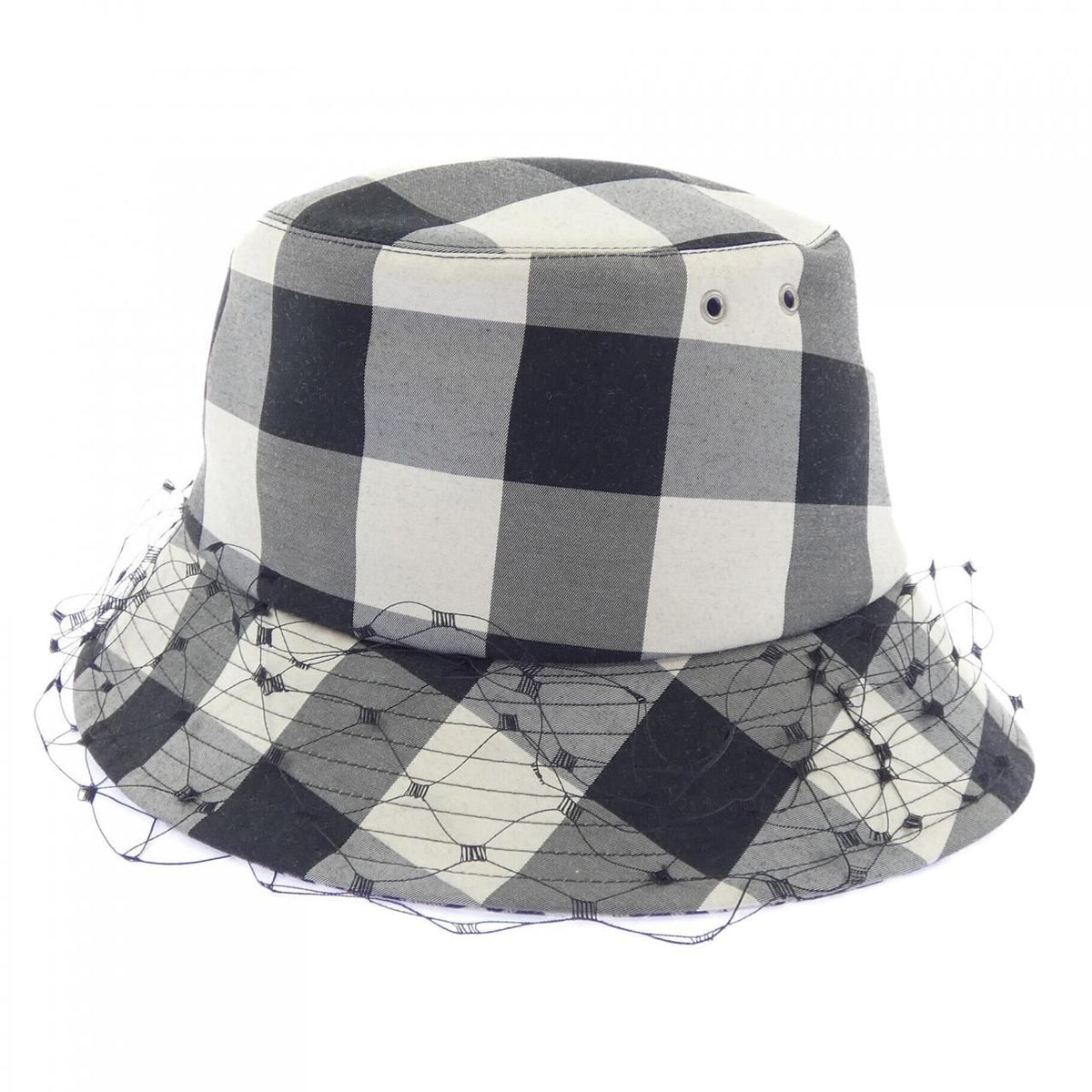 Dior Teddy-D Bob Hat Nylon Veil