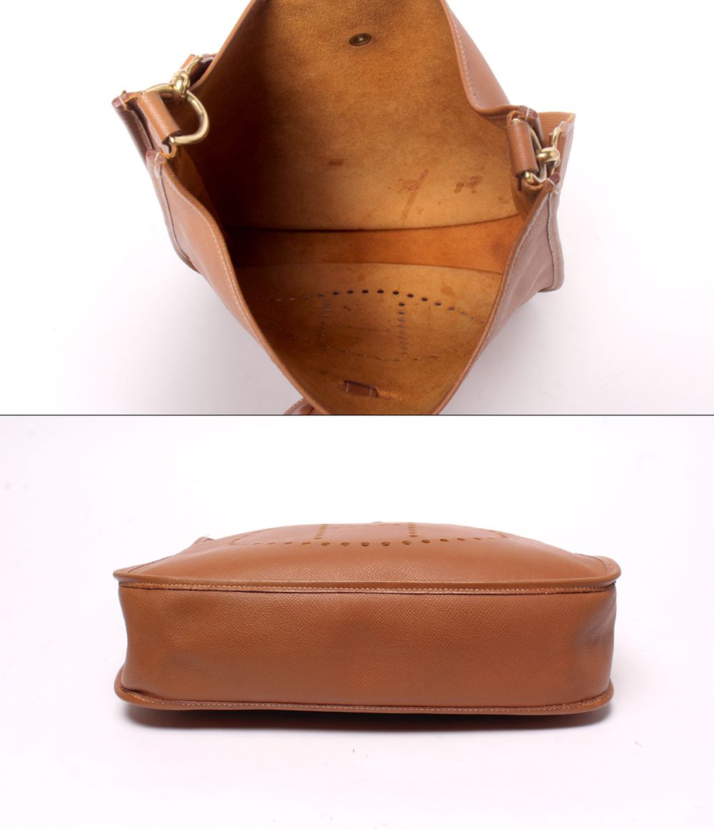Hermes Shoulder Bag Crossbody Gold Evelyne I GM — view 3