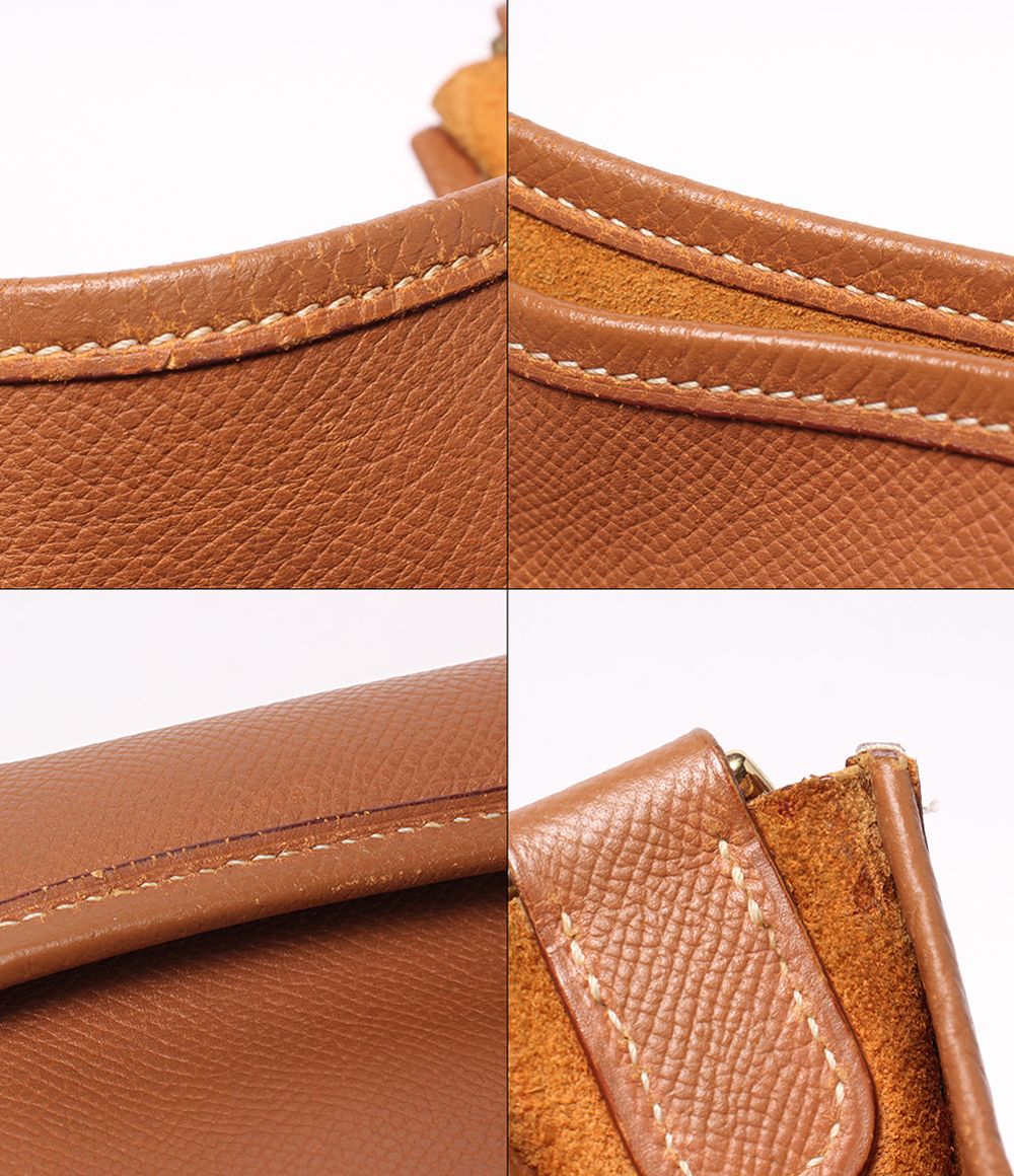 Hermes Shoulder Bag Crossbody Gold Evelyne I GM — view 7