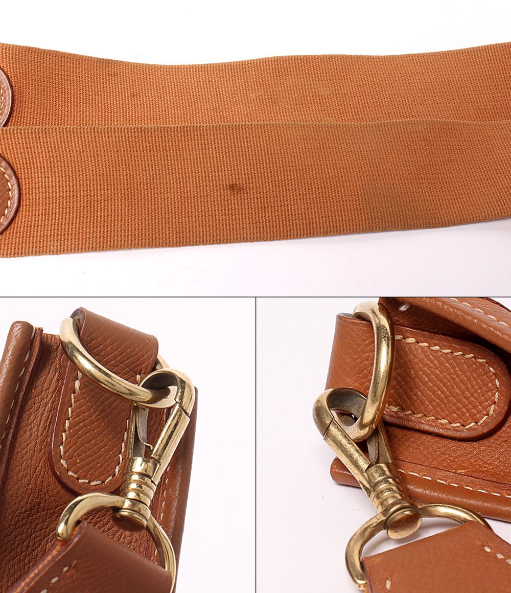 Hermes Shoulder Bag Crossbody Gold Evelyne I GM — view 6