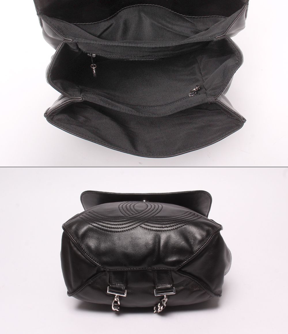 Chanel Backpack Mini Chain Silver — view 3