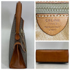 Celine Macadam Handbag Vintage Turnlock Brown — view 4