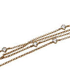 Louis Vuitton Necklace LV Gold Rhinestone Layering Style — view 4