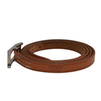 Hermes Bracelet Hapi 3 Leather Brown Silver Belt Type Simple — view 4