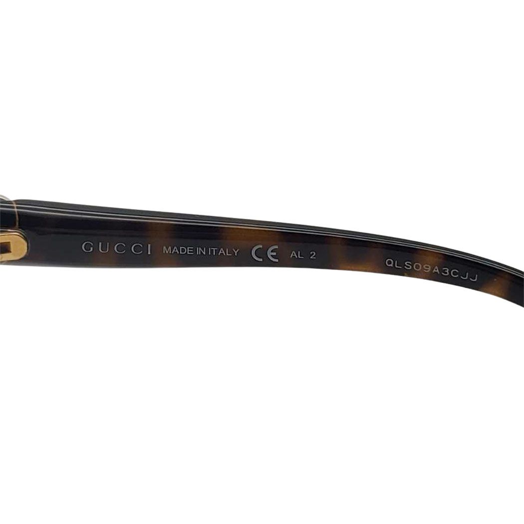 Gucci Sunglasses Lovely Brown S Tortoiseshell Pattern GG Eyewear — view 8