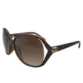 Gucci Sunglasses Lovely Brown S Tortoiseshell Pattern GG Eyewear