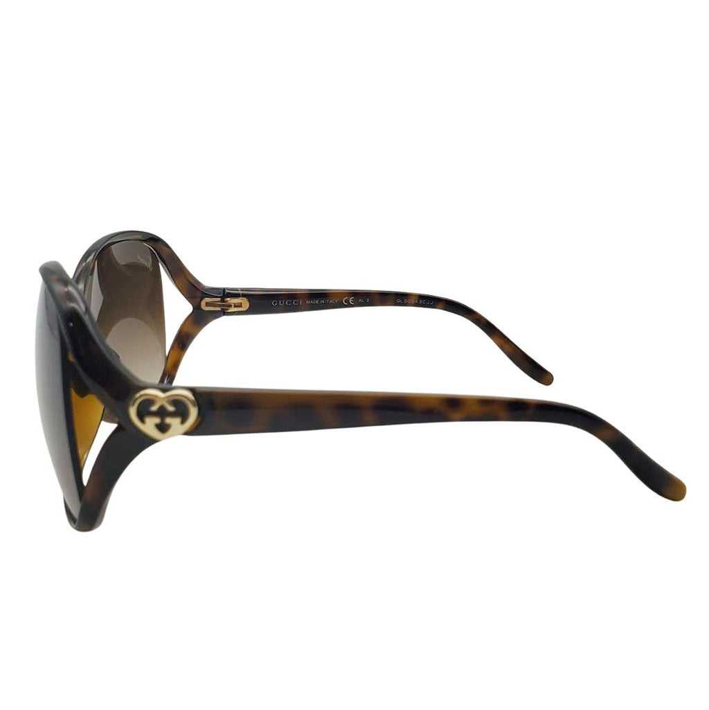 Gucci Sunglasses Lovely Brown S Tortoiseshell Pattern GG Eyewear — view 2