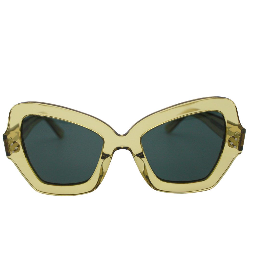 Celine Sunglasses Yellow Clear Skeleton Unique Eyewear — view 2