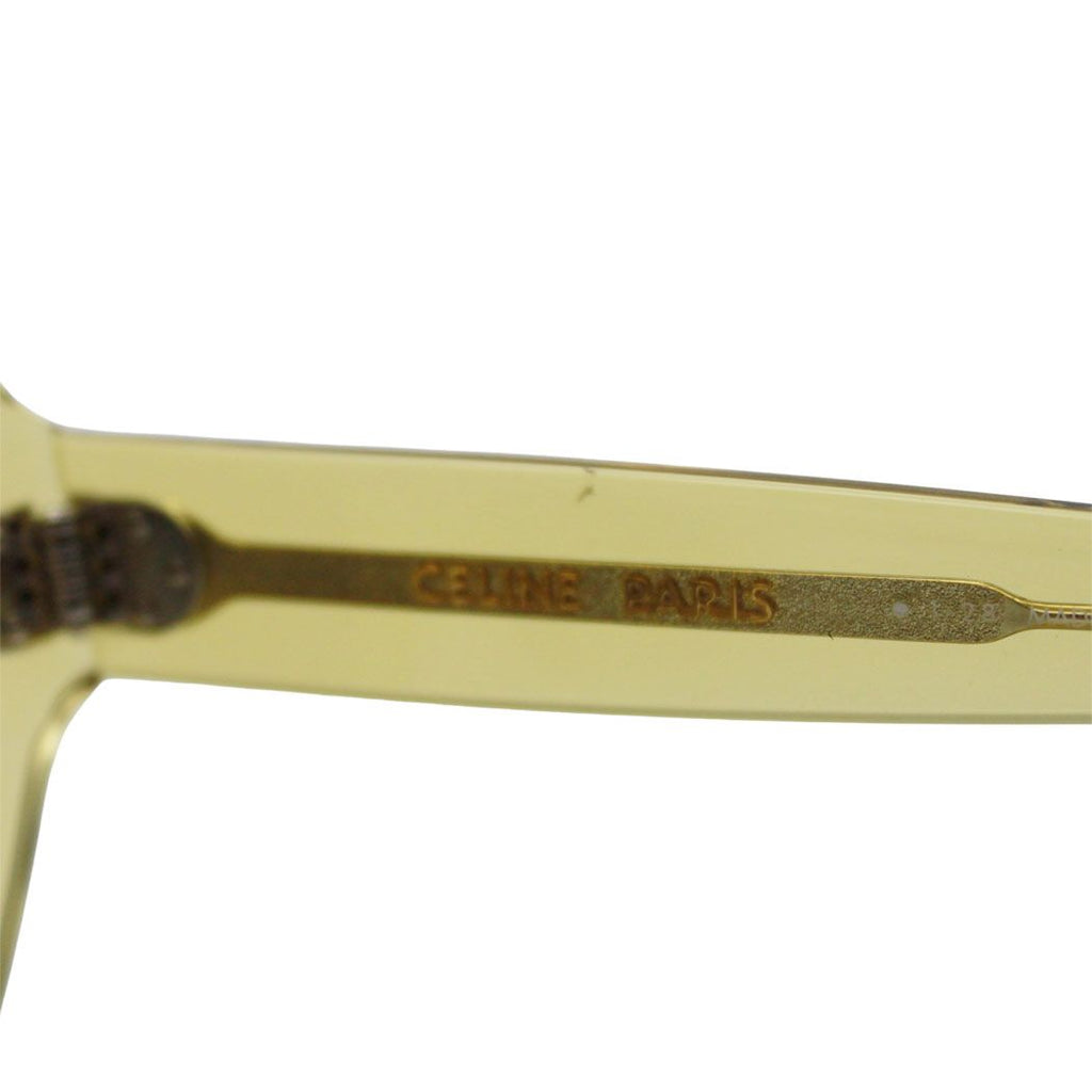 Celine Sunglasses Yellow Clear Skeleton Unique Eyewear — view 6