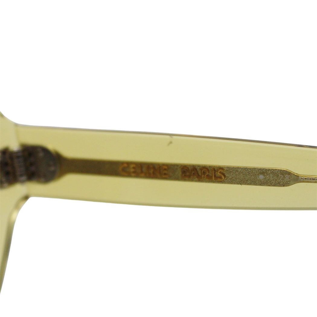 Celine Sunglasses Yellow Clear Skeleton Unique Eyewear — view 6