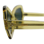 Celine Sunglasses Yellow Clear Skeleton Unique Eyewear — view 5