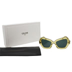Celine Sunglasses Yellow Clear Skeleton Unique Eyewear — view 8