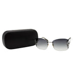 Louis Vuitton Sunglasses Metal Acetate Lily Teardrop Gray Adults Eyewear — view 8
