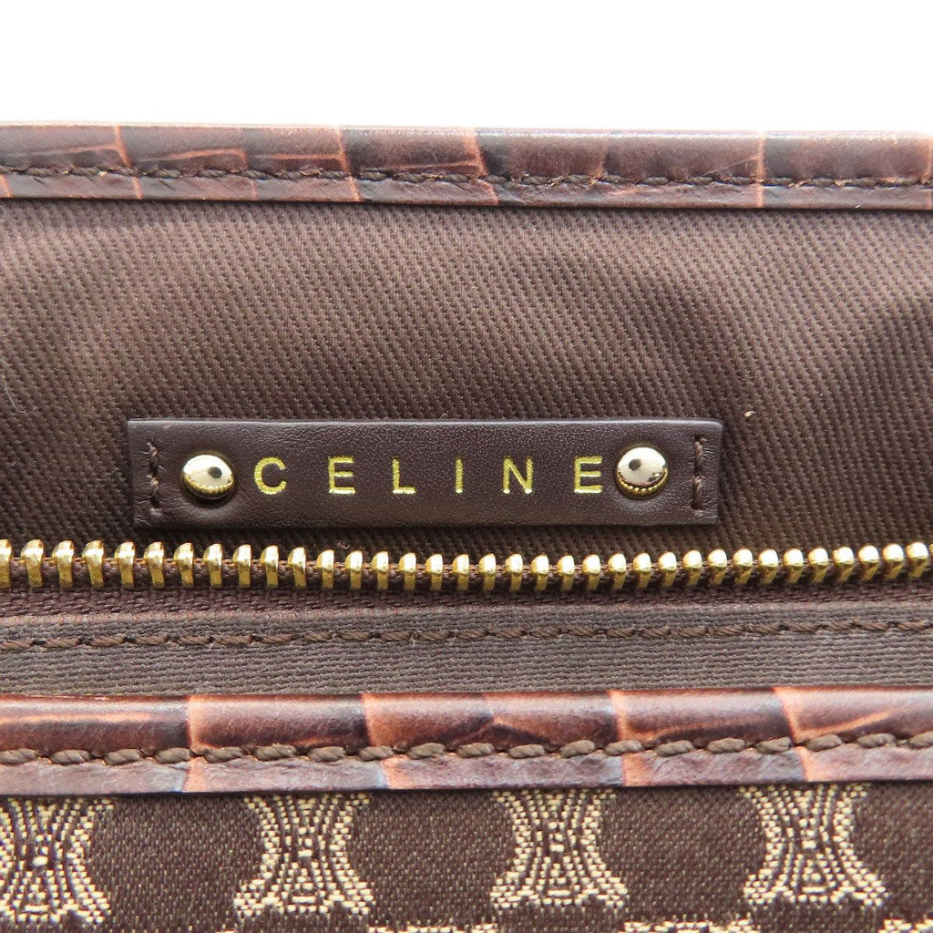Celine Boogie Bag Handbag Brown — view 7