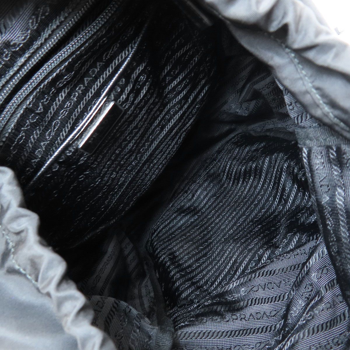 Prada Logo Backpack Nylon — view 5