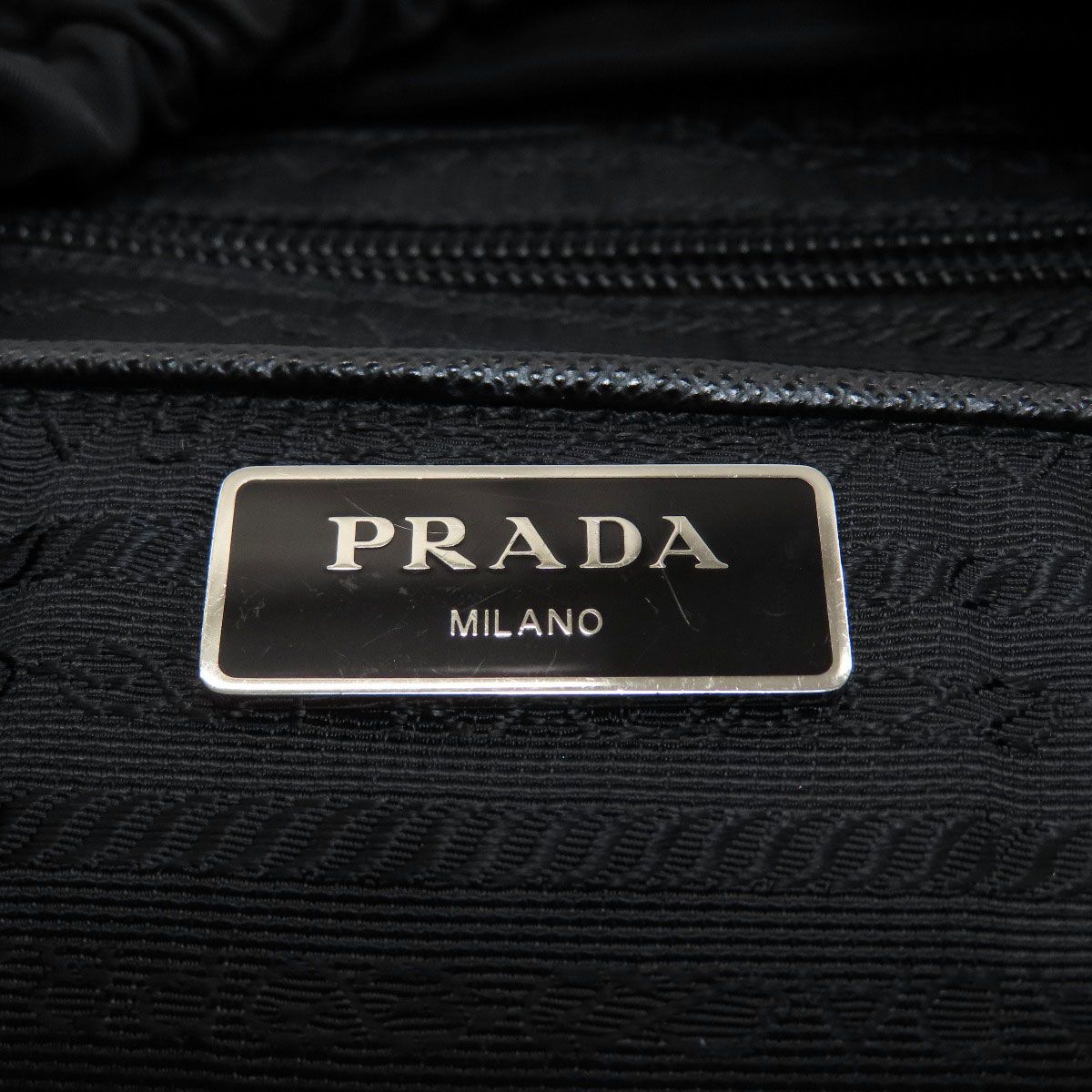 Prada Logo Backpack Nylon — view 6