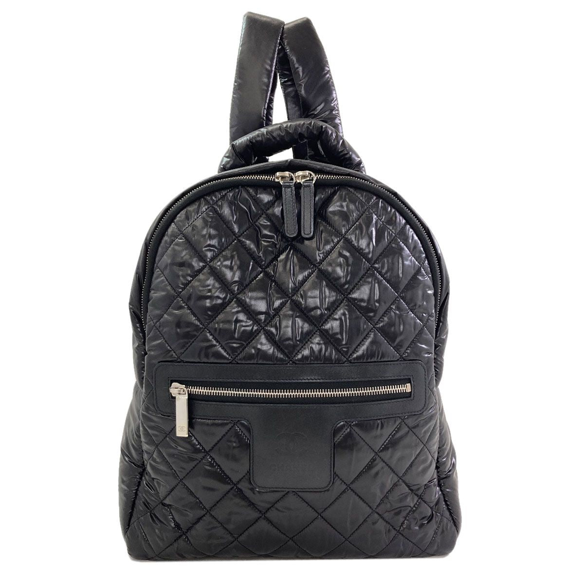 Chanel Cococoon Silver Backpack Nylon