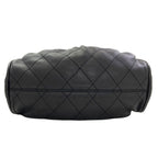 Chanel le Marais Bohler Mini Boston Quilted Silver Bag Calfskin — view 4