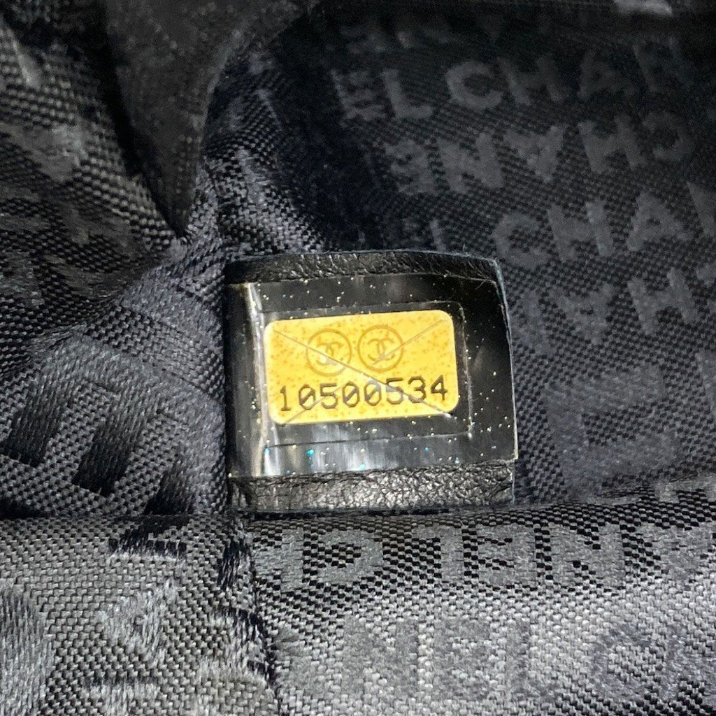 Chanel le Marais Bohler Mini Boston Quilted Silver Bag Calfskin — view 7