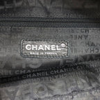 Chanel le Marais Bohler Mini Boston Quilted Silver Bag Calfskin — view 6