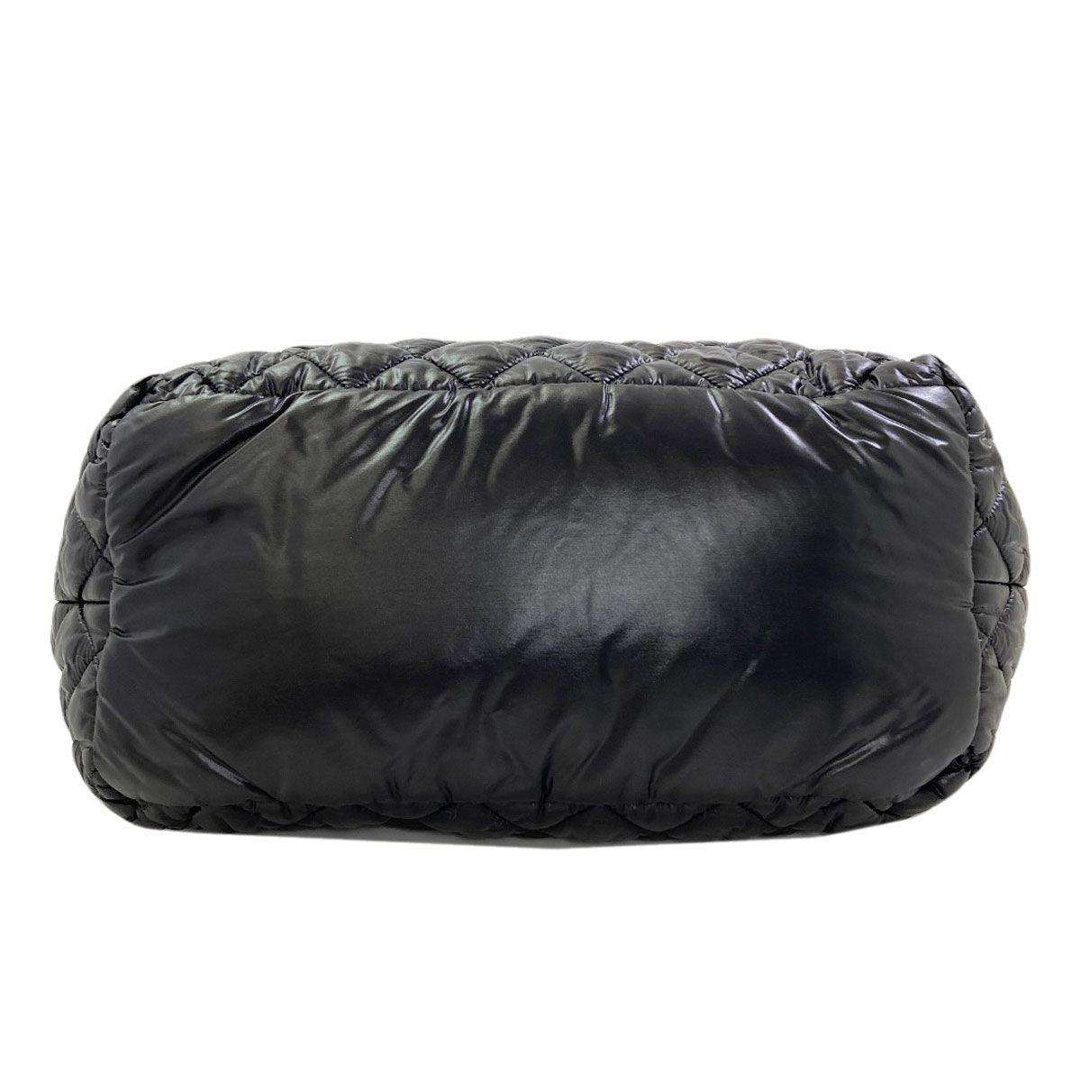 Chanel Cococoon PM Silver Handbag Nylon — view 4