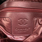Chanel Cococoon PM Silver Handbag Nylon — view 6
