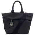 Prada Tessuto Double Reversible 2-Way Handbag Nylon