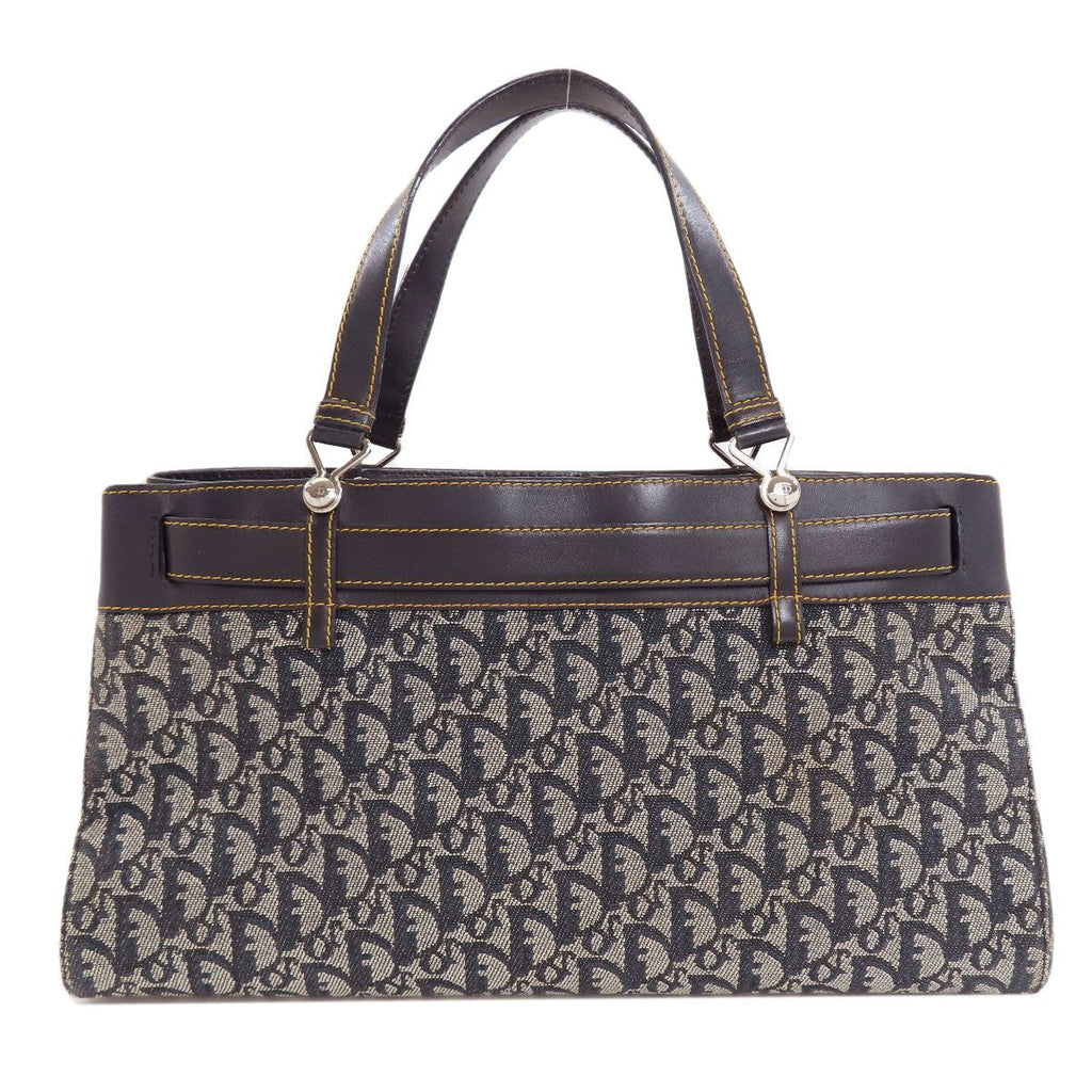Dior Belt Tote Bag Trotter Print Canvas Leather — view 2