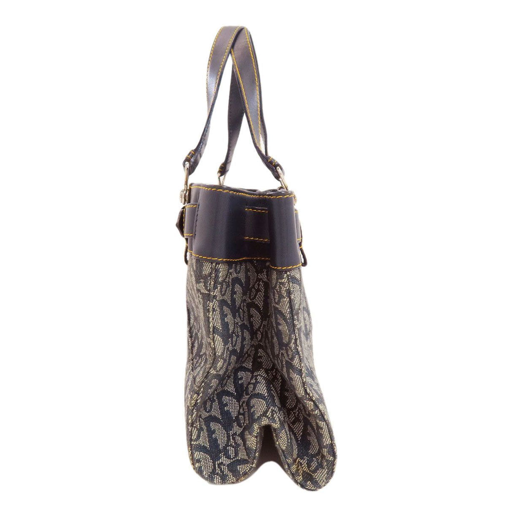Dior Belt Tote Bag Trotter Print Canvas Leather — view 3